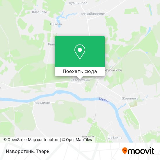 Карта Изворотень