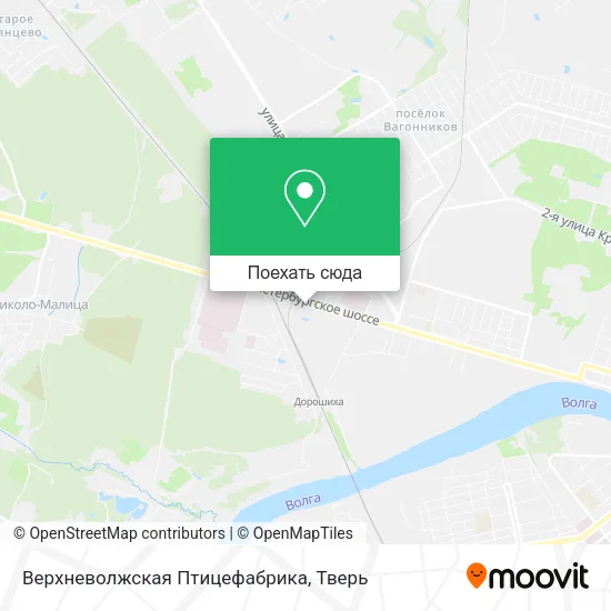 Карта Верхневолжская Птицефабрика