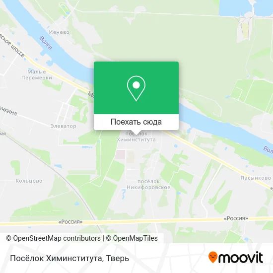 Карта Посёлок Химинститута
