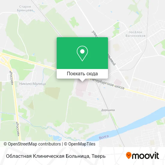 Карта Областная Клиническая Больница