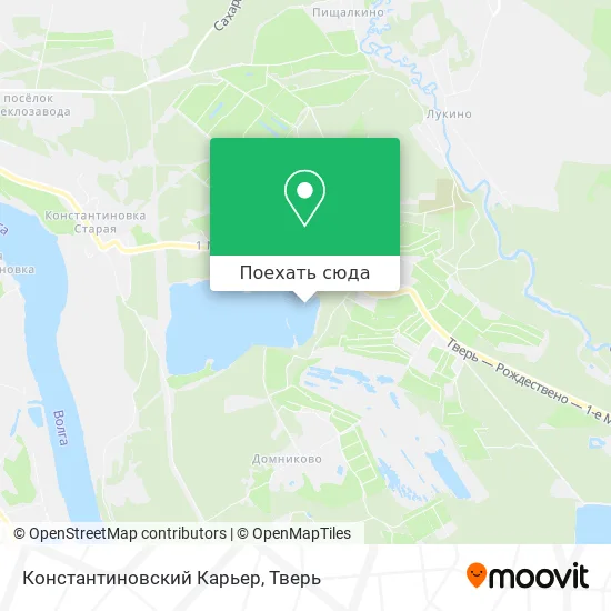 Карта Константиновский Карьер