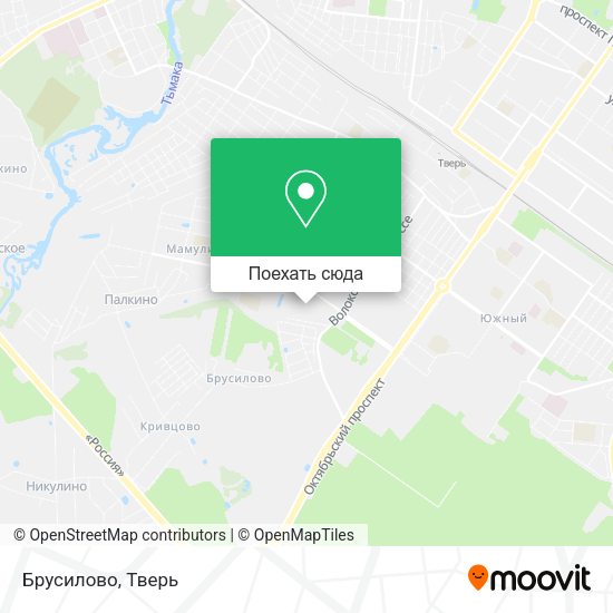 Карта Брусилово