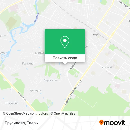 Карта Брусилово
