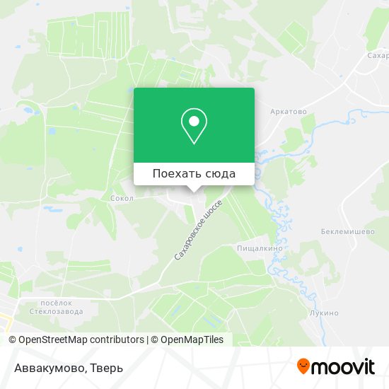 Карта Аввакумово