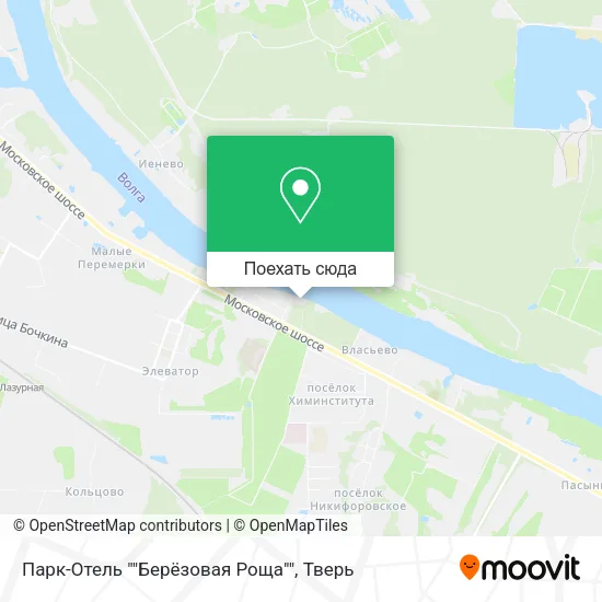 Карта Парк-Отель ""Берёзовая Роща""