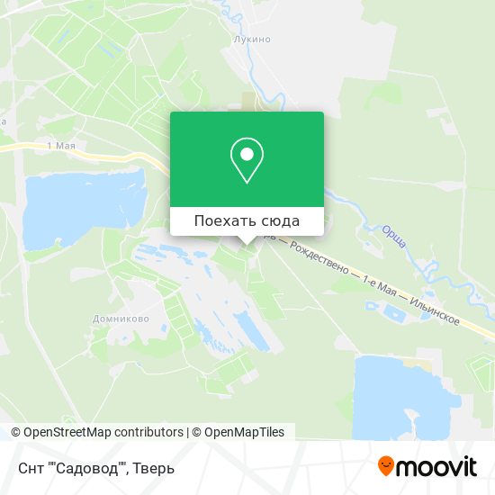 Карта Снт ""Садовод""