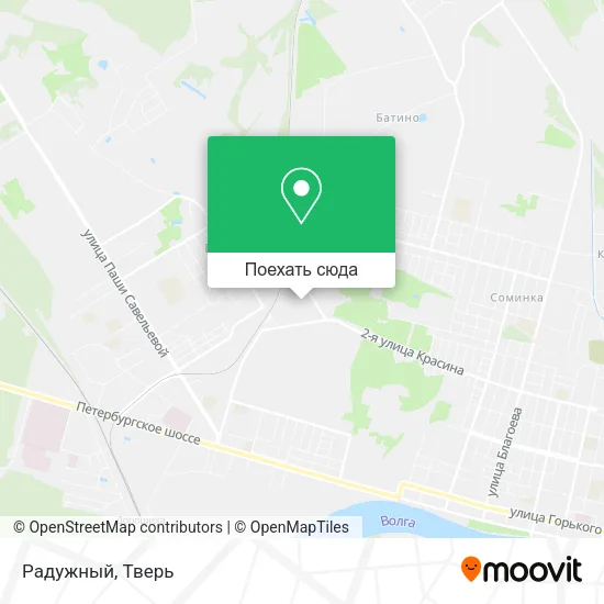Карта Радужный
