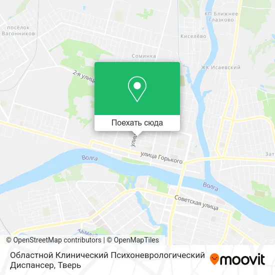 Карта Областной Клинический Психоневрологический Диспансер