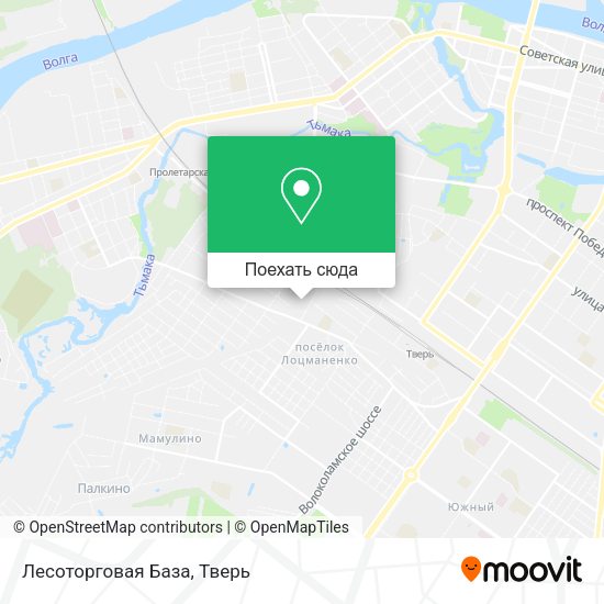 Карта Лесоторговая База