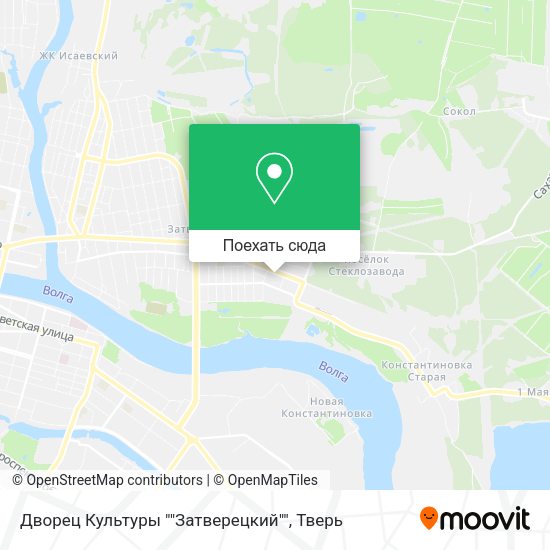 Карта Дворец Культуры ""Затверецкий""