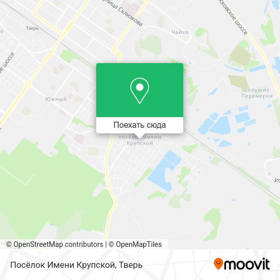 Карта Посёлок Имени Крупской