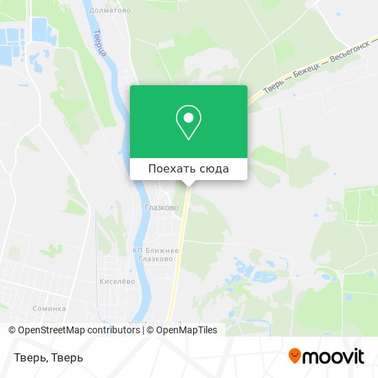 Карта Тверь