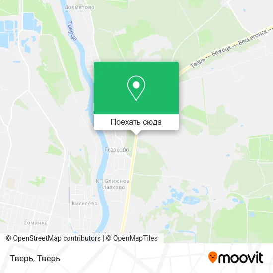 Карта Тверь