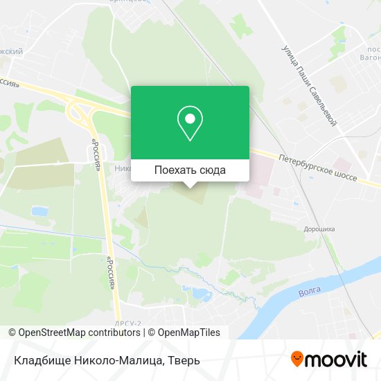 Карта Кладбище Николо-Малица