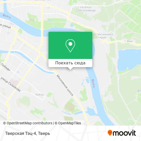 Карта Тверская Тэц-4