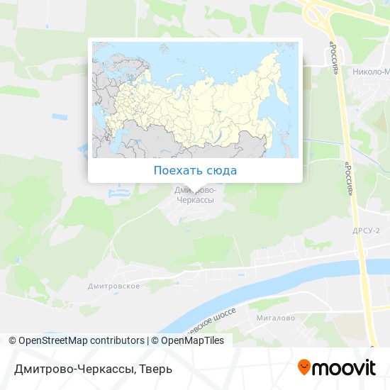Карта Дмитрово-Черкассы