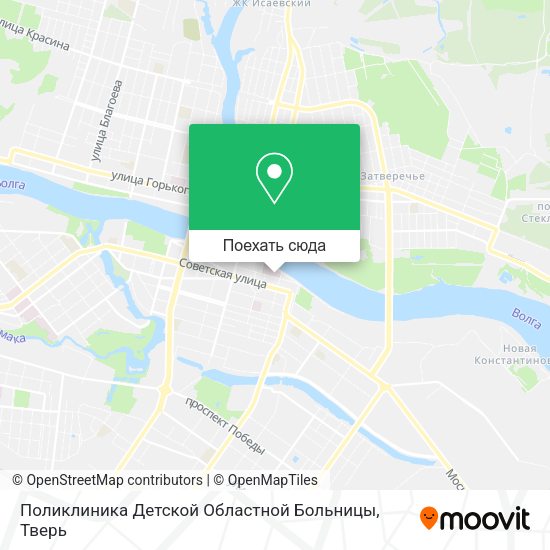 Карта Поликлиника Детской Областной Больницы