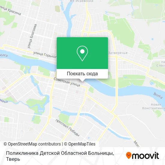 Карта Поликлиника Детской Областной Больницы
