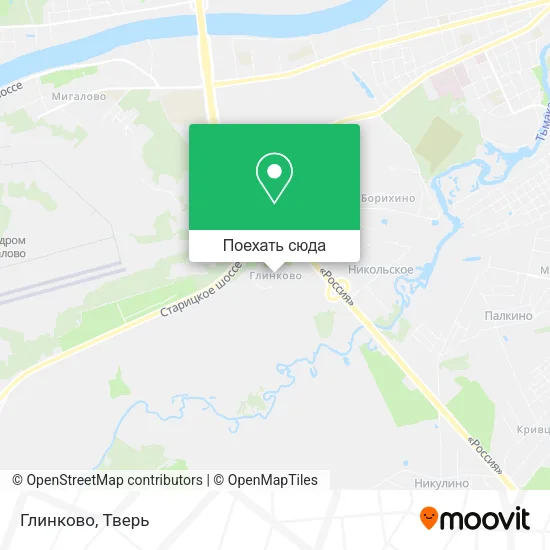 Карта Глинково