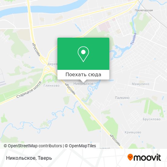 Карта Никольское