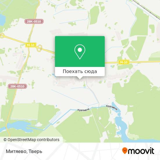 Карта Митяево