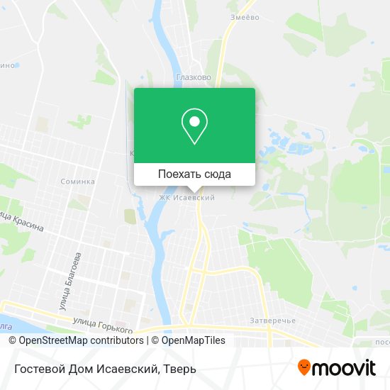 Карта Гостевой Дом Исаевский