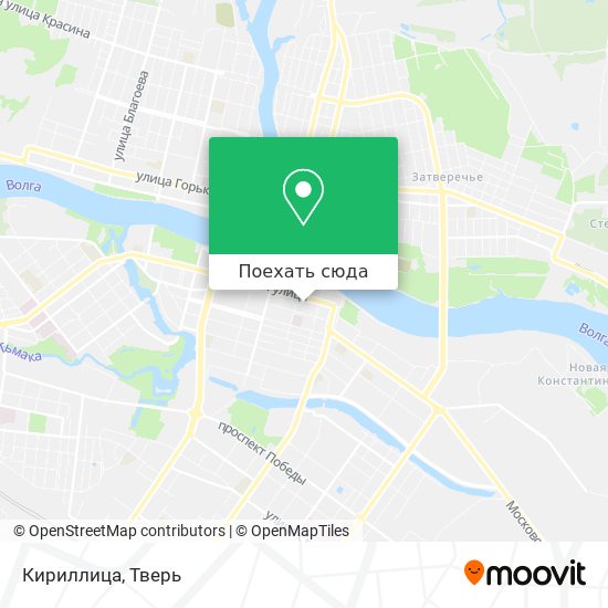 Карта Кириллица
