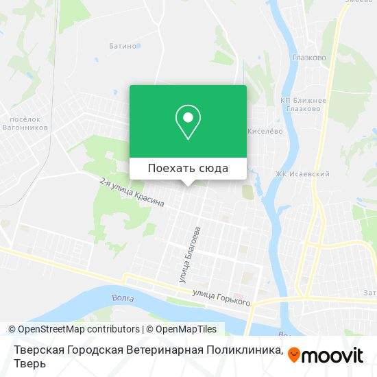 Карта Тверская Городская Ветеринарная Поликлиника