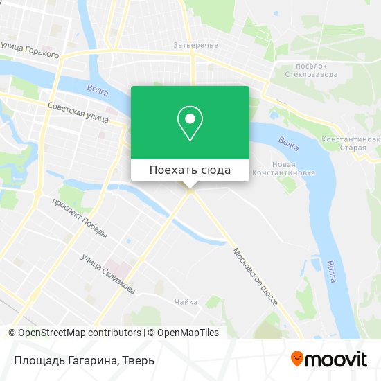 Карта Площадь Гагарина