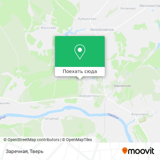 Карта Заречная