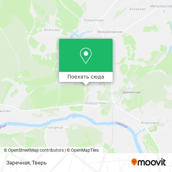 Карта Заречная