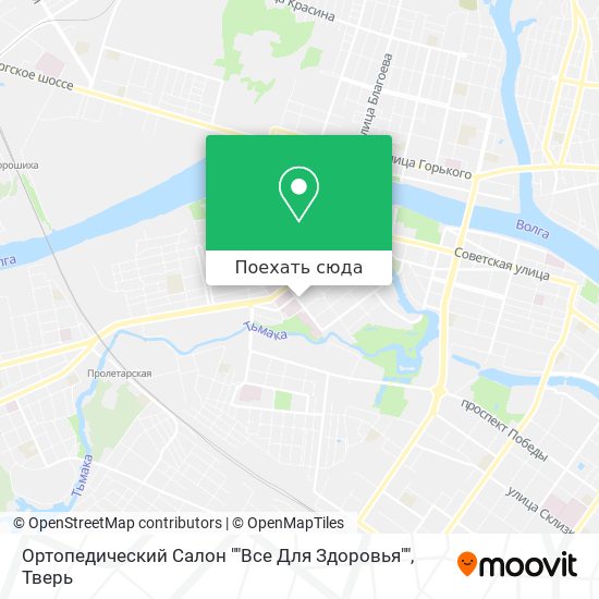 Карта Ортопедический Салон ""Все Для Здоровья""