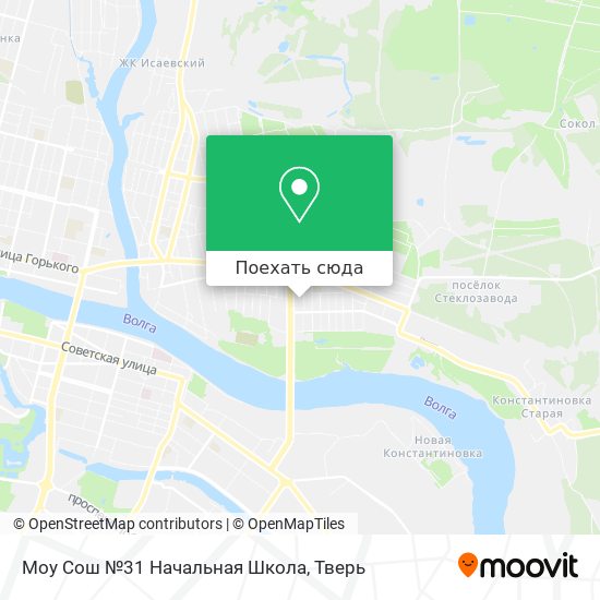 Карта Моу Сош №31 Начальная Школа