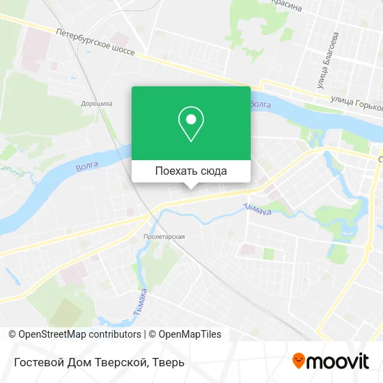 Карта Гостевой Дом Тверской