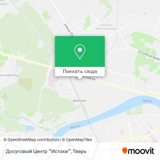 Карта Досуговый Центр ""Истоки""