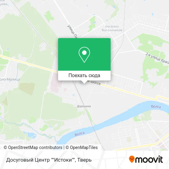 Карта Досуговый Центр ""Истоки""