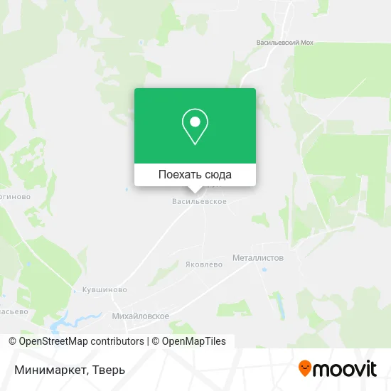 Карта Минимаркет