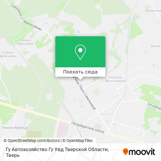 Карта Гу Автохозяйство Гу Увд Тверской Области