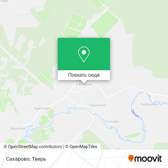 Карта Сахарово