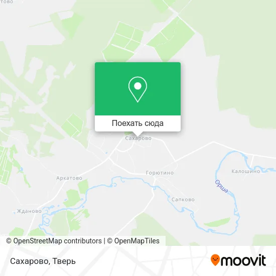 Карта Сахарово