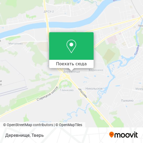 Карта Деревнище
