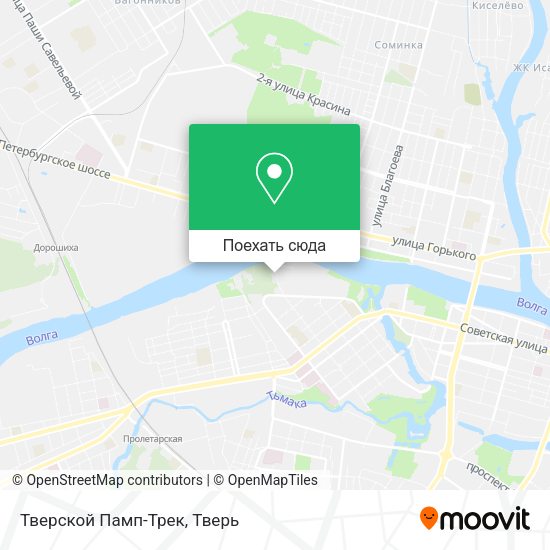 Карта Тверской Памп-Трек