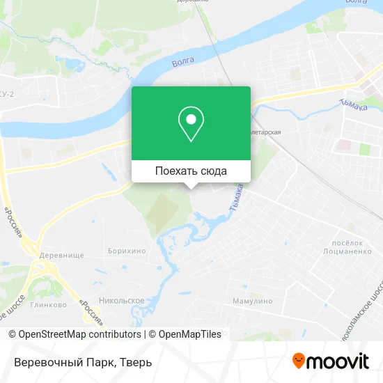 Карта Веревочный Парк