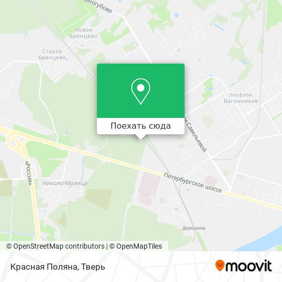 Карта Красная Поляна