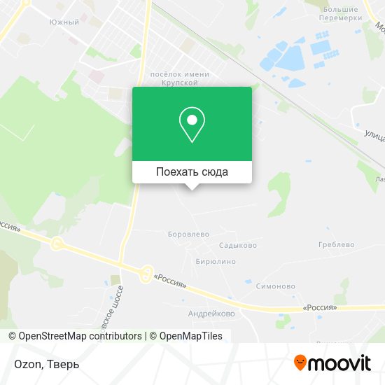 Карта Ozon