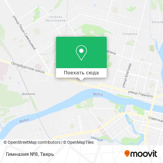 Карта Гимназия №8