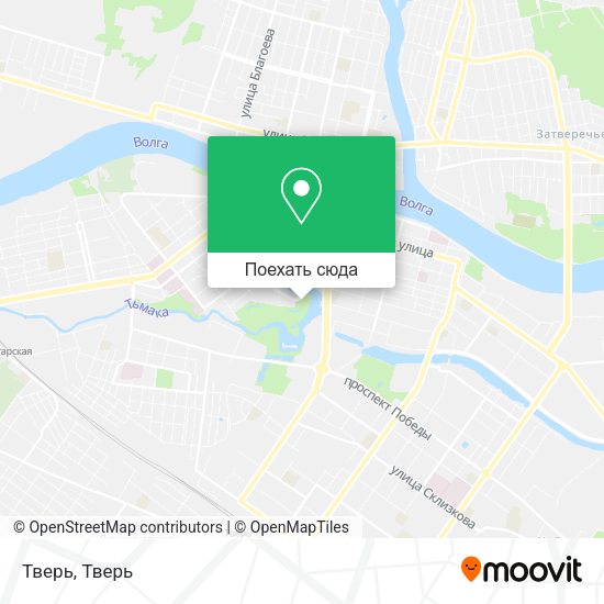 Карта Тверь