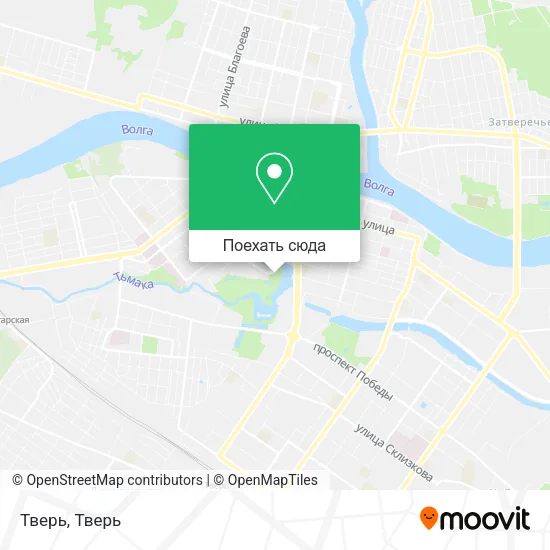 Карта Тверь
