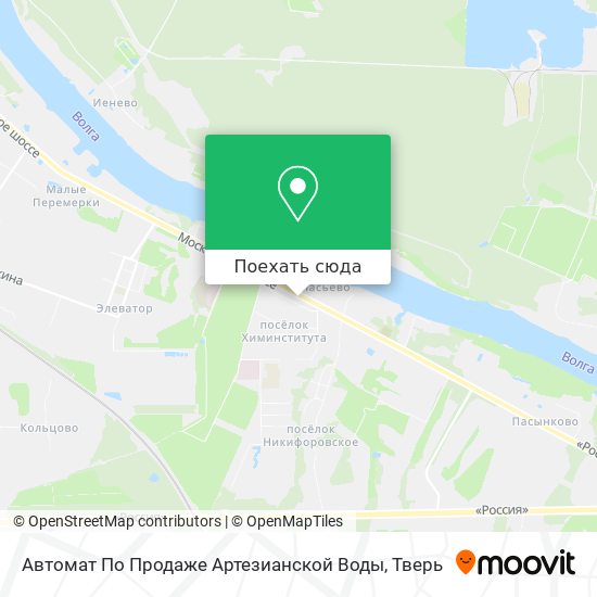 Поселок химинститута тверь карта