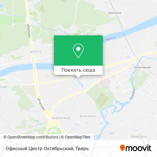 Карта Офисный Центр Октябрьский